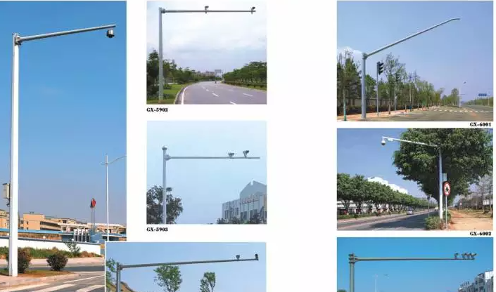 电子警察监控杆